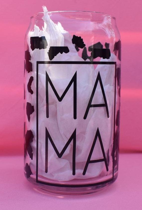 MAMA - Beer Can Glass - House of Crafts and Chaos