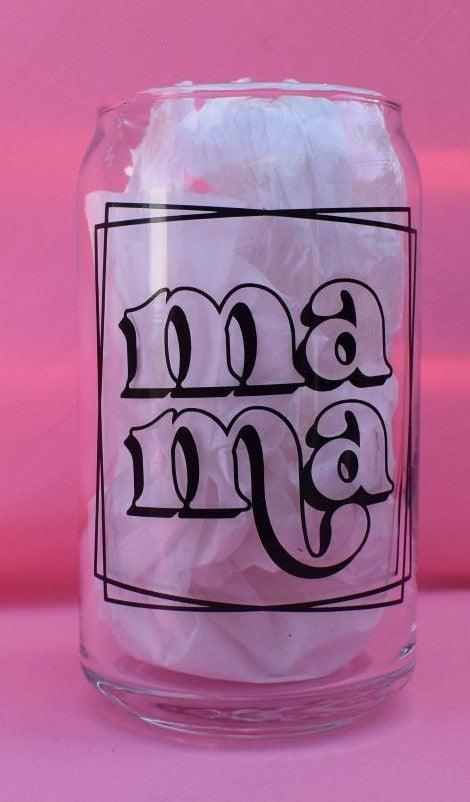 MAMA Beer Can Glass - House of Crafts and Chaos