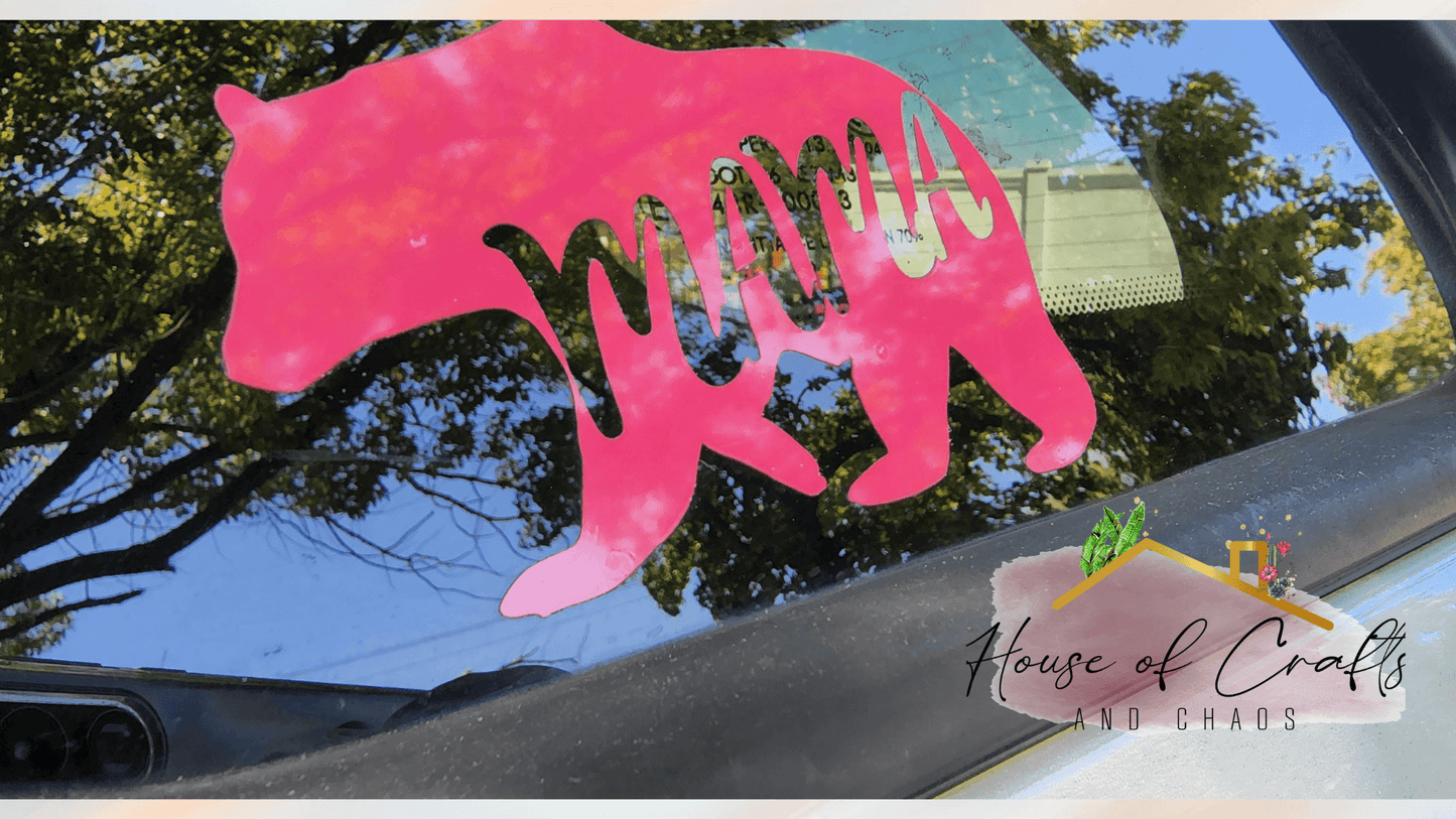 Mama Bear Decal - House of Crafts and Chaos