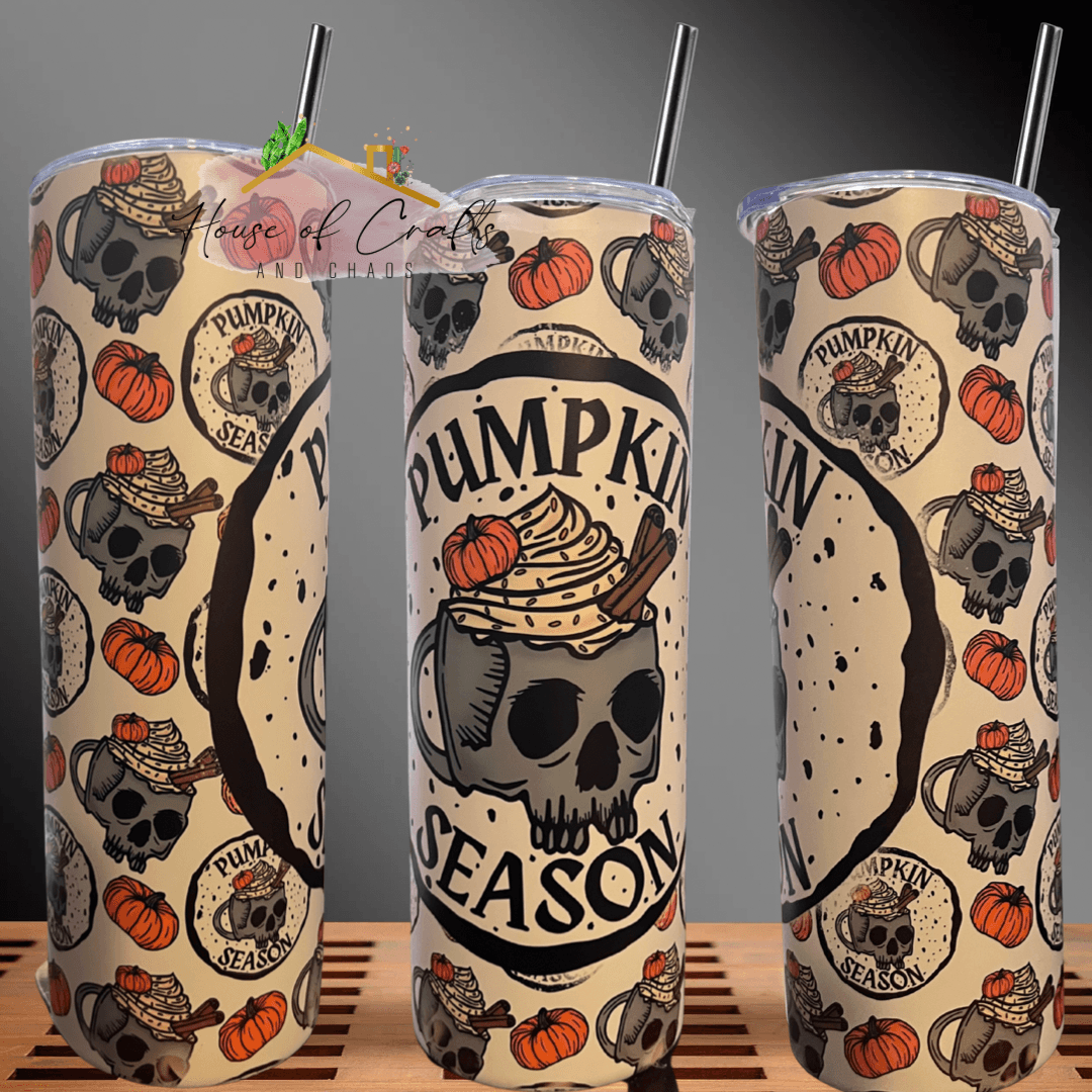 Pumpkin Season Tumbler - House of Crafts and Chaos