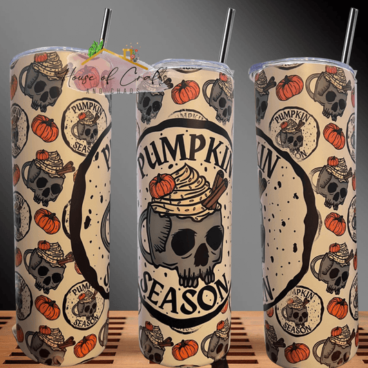 Pumpkin Season Tumbler - House of Crafts and Chaos