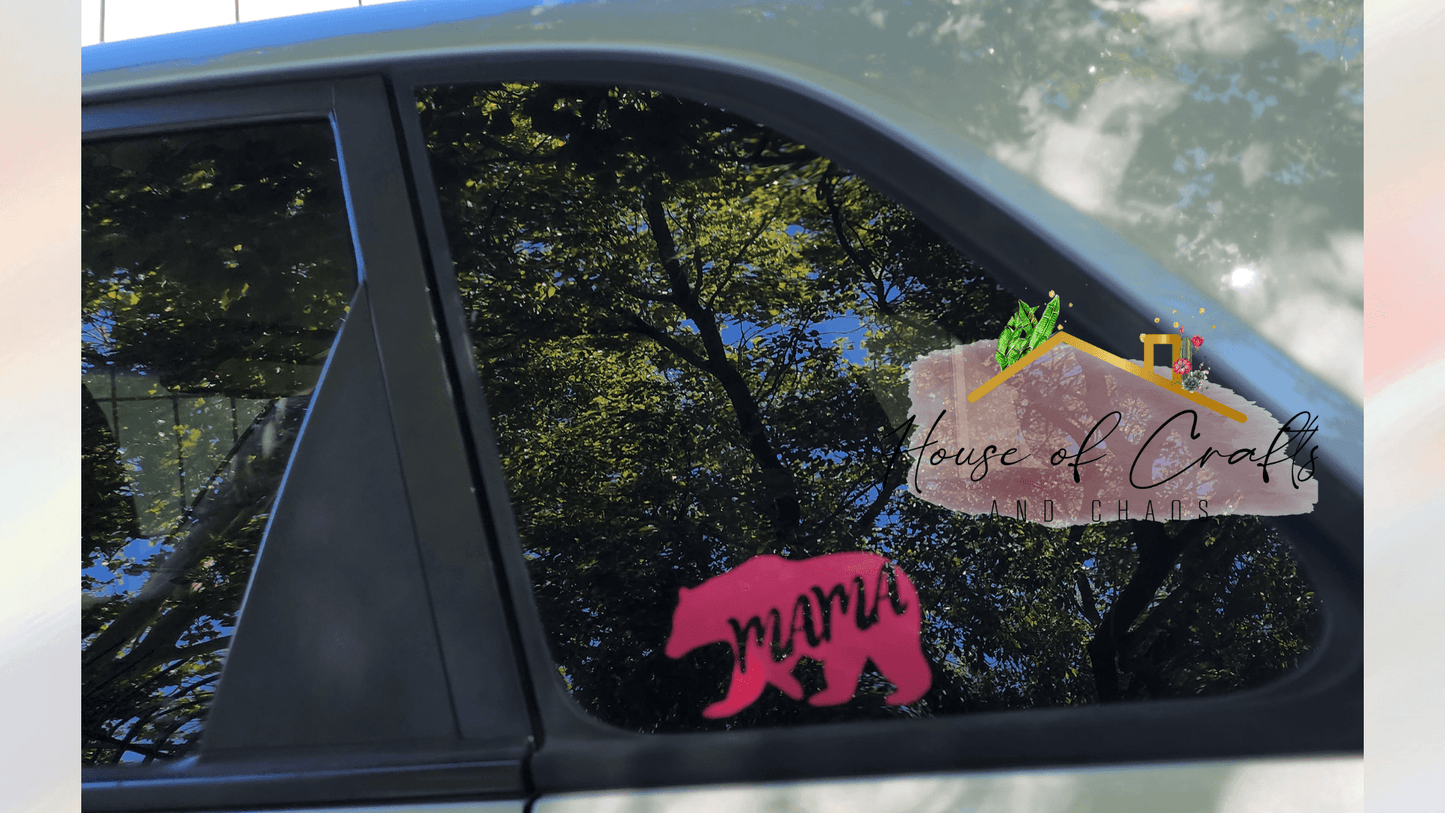 Mama Bear Decal - House of Crafts and Chaos