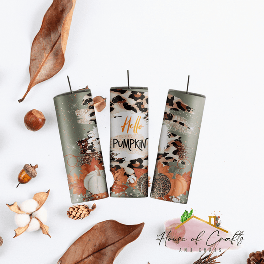 Hello Pumpkin Tumbler - House of Crafts and Chaos